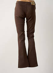 Pantalon droit marron LA BRIGADA INTERNACIONAL pour femme seconde vue