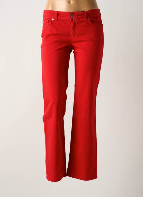 Pantalon droit rouge PHARD femme