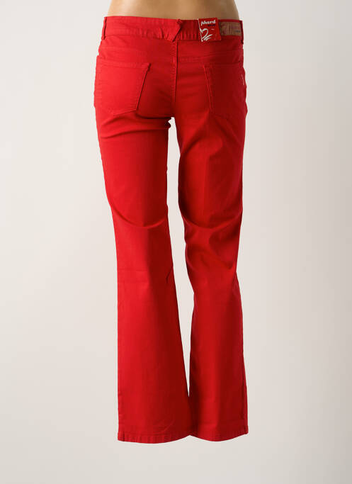 Pantalon droit rouge PHARD femme