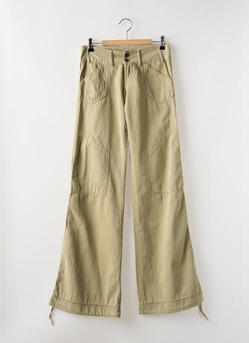 Pantalon flare beige LOIS femme