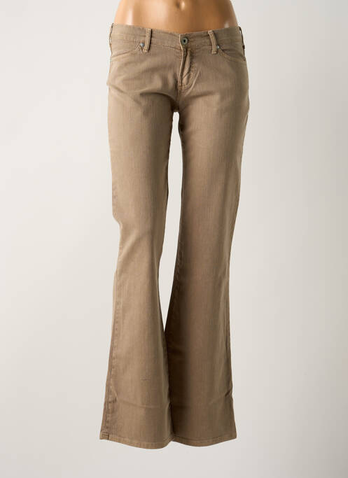 Pantalon droit beige LOIS pour femme