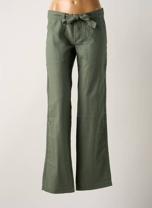 Pantalon droit vert ONLY pour femme