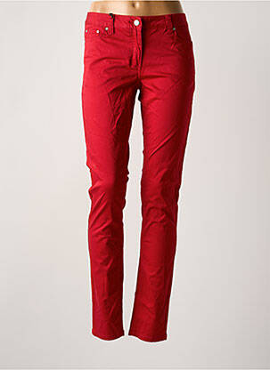 Jeans coupe slim rouge LPB femme