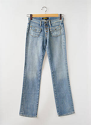 Jeans coupe droite bleu RWD femme