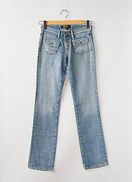Jeans coupe droite bleu RWD femme