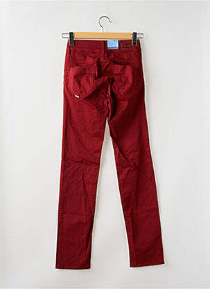 Jeans coupe droite rouge SALSA femme