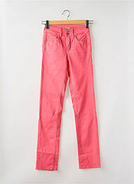 Jeans coupe slim rose SALSA femme