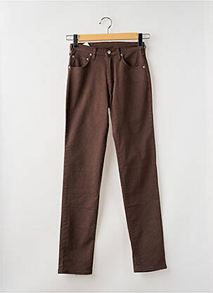 Jeans coupe slim marron CIMARRON femme