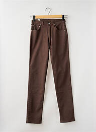 Jeans coupe slim marron CIMARRON femme