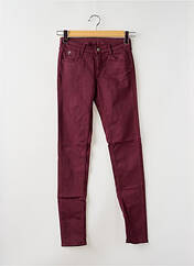 Jeans skinny violet LE TEMPS DES CERISES pour femme seconde vue