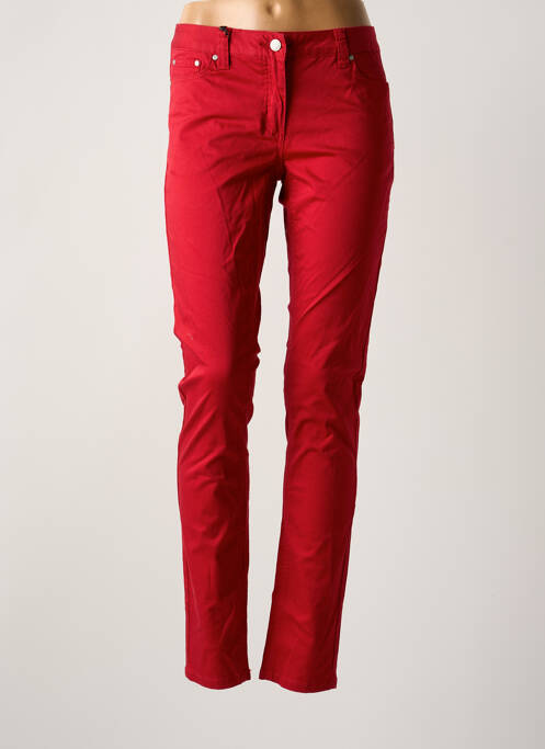 Jeans coupe slim rouge LPB pour femme