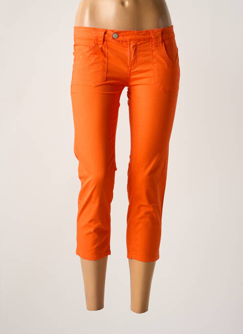 Pantacourt orange CIMARRON pour femme