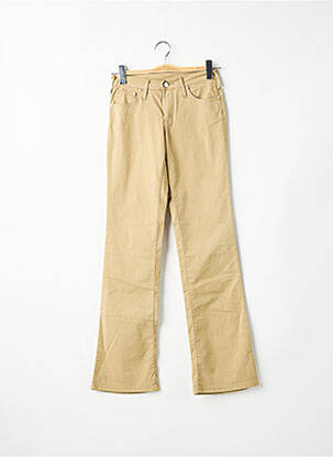 Jeans coupe slim beige CIMARRON femme
