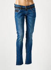 Jeans coupe slim bleu LE TEMPS DES CERISES pour femme seconde vue