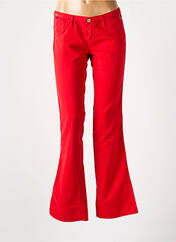 Pantalon flare rouge CIMARRON pour femme seconde vue