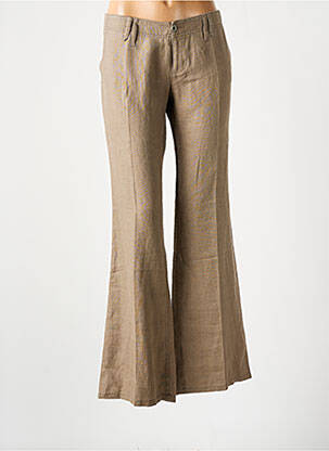 Pantalon large beige FREEMAN T.PORTER pour femme