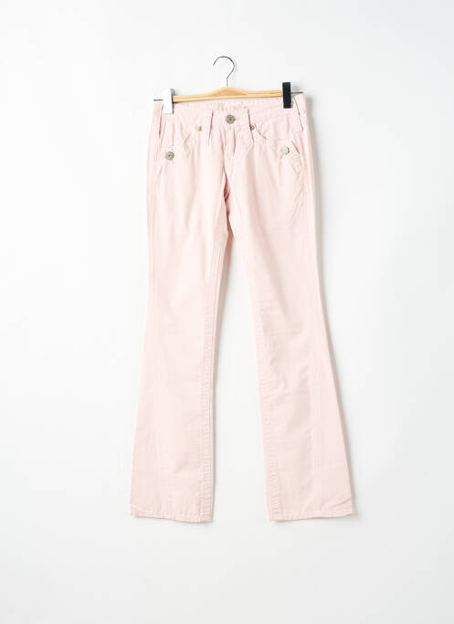 Jeans coupe slim rose FREEMAN T.PORTER pour femme