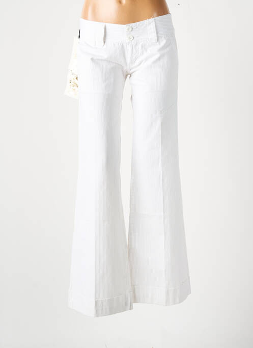 Pantalon droit blanc FREEMAN T.PORTER pour femme