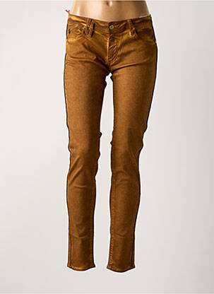 Jeans skinny jaune LE TEMPS DES CERISES femme