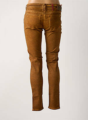 Jeans skinny jaune LE TEMPS DES CERISES femme