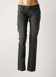 Jeans coupe slim gris SALSA femme