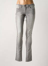Jeans coupe slim gris ONLY femme