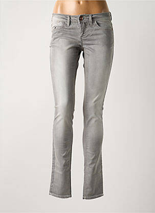 Jeans coupe slim gris ONLY femme