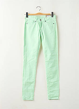 Jeans coupe slim vert PEPE JEANS fille
