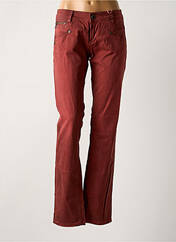 Jeans coupe slim rouge FREEMAN T.PORTER pour femme seconde vue