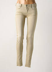 Jeans skinny beige LE TEMPS DES CERISES pour femme seconde vue