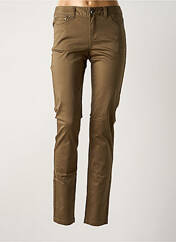 Pantalon slim marron LES P'TITES BOMBES pour femme seconde vue