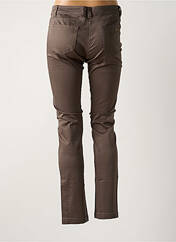 Pantalon slim marron LES P'TITES BOMBES pour femme seconde vue