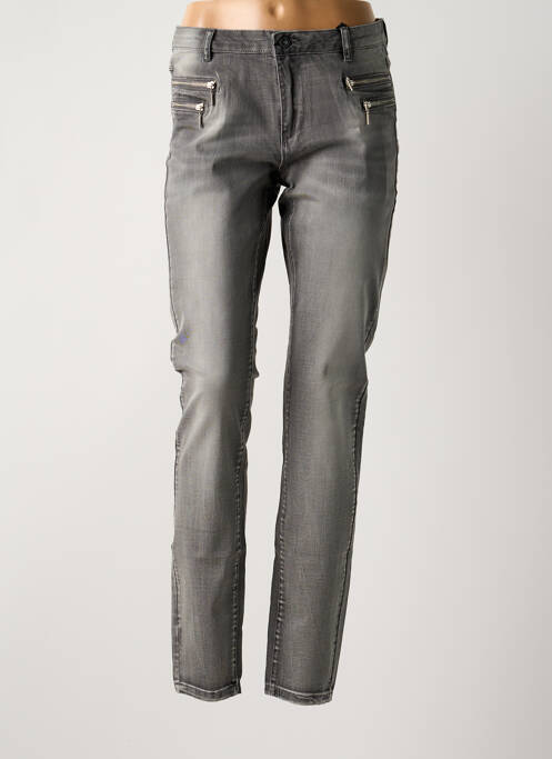 Jeans coupe slim gris ONLY pour femme