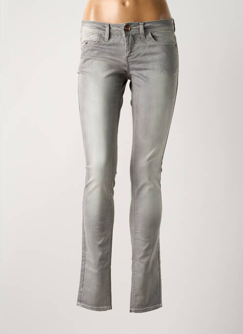 Jeans coupe slim gris ONLY pour femme