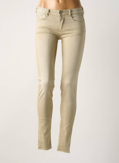 Jeans skinny beige LE TEMPS DES CERISES pour femme