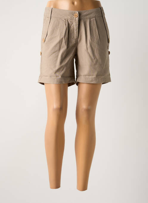 Short marron KANA BEACH pour femme