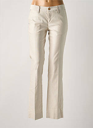 Pantalon droit beige LOIS femme