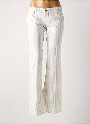 Pantalon droit blanc FREEMAN T.PORTER femme