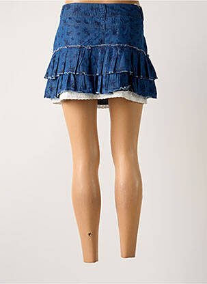 Jupe courte bleu ONLY femme