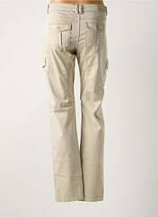 Pantalon cargo beige FUGA pour femme seconde vue