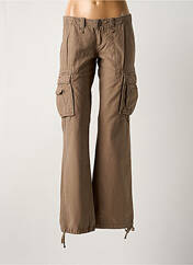 Pantalon cargo marron ONLY pour femme seconde vue