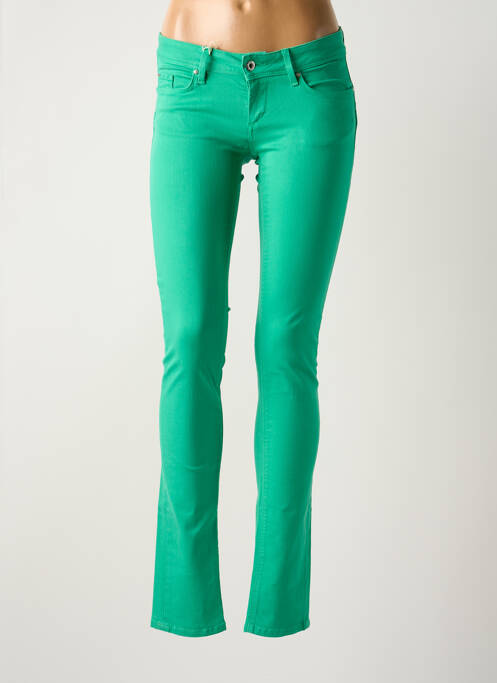 Jeans coupe slim vert SALSA femme