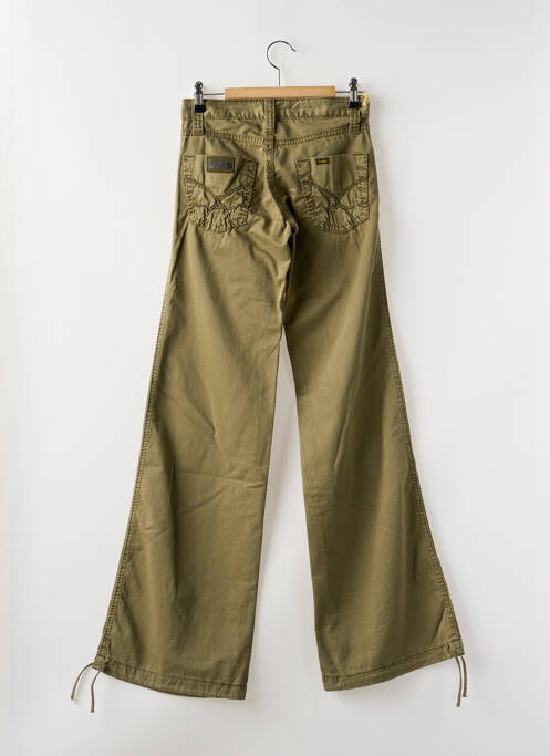 Jean coupe flare vert LOIS pour femme