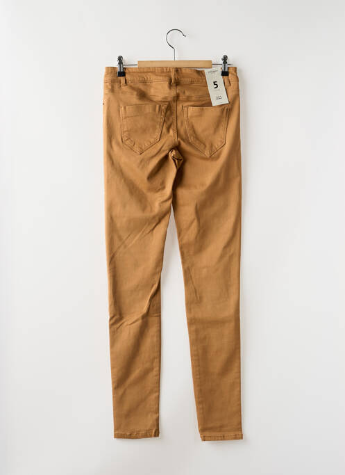 Jeans coupe slim marron VERO MODA femme