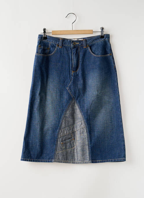 Jupe mi-longue bleu PEPE JEANS pour femme