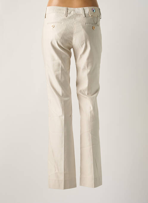 Pantalon droit beige LOIS pour femme