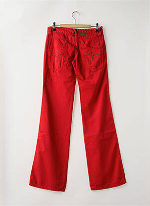Pantalon flare rouge LOIS femme