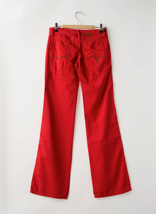 Pantalon flare rouge LOIS pour femme