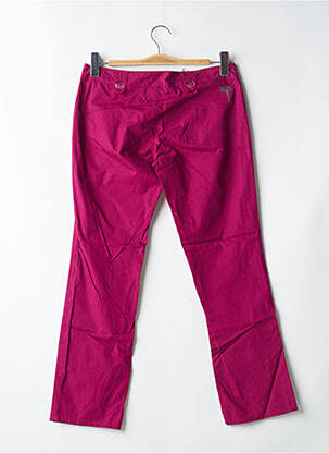 Pantalon droit tissage popeline taille basse violet BE YOU K femme