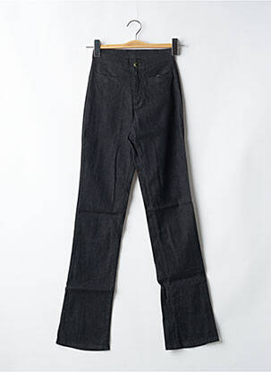 Pantalon droit stretch taille haute bleu CASAGRANDE femme